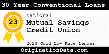 Mutual Savings Credit Union 30 Year Conventional Loans gold