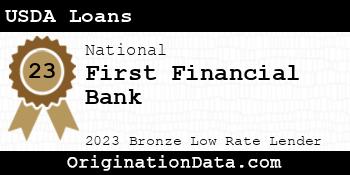 First Financial Bank USDA Loans bronze