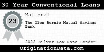 The Glen Burnie Mutual Savings Bank 30 Year Conventional Loans silver