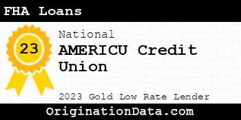 AMERICU Credit Union FHA Loans gold