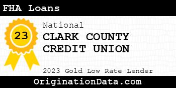 CLARK COUNTY CREDIT UNION FHA Loans gold
