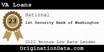 1st Security Bank of Washington VA Loans bronze