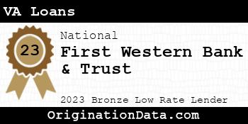 First Western Bank & Trust VA Loans bronze