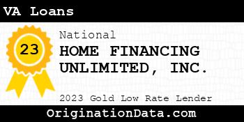 HOME FINANCING UNLIMITED VA Loans gold
