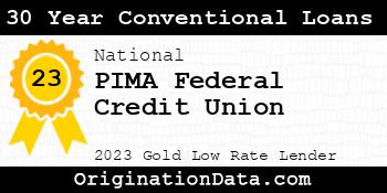 PIMA Federal Credit Union 30 Year Conventional Loans gold
