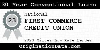 FIRST COMMERCE CREDIT UNION 30 Year Conventional Loans silver