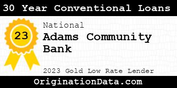 Adams Community Bank 30 Year Conventional Loans gold