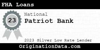 Patriot Bank FHA Loans silver