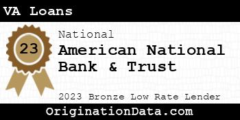 American National Bank & Trust VA Loans bronze