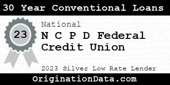 N C P D Federal Credit Union 30 Year Conventional Loans silver