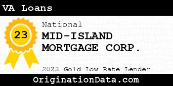 MID-ISLAND MORTGAGE CORP. VA Loans gold