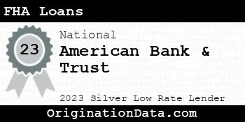 American Bank & Trust FHA Loans silver