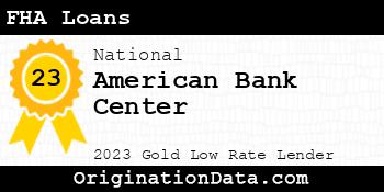 American Bank Center FHA Loans gold