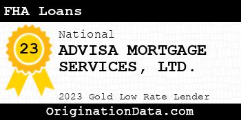 ADVISA MORTGAGE SERVICES LTD. FHA Loans gold