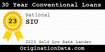 SIU 30 Year Conventional Loans gold