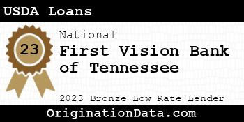 First Vision Bank of Tennessee USDA Loans bronze