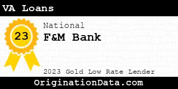 F&M Bank VA Loans gold