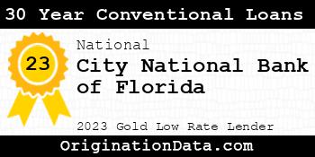 City National Bank of Florida 30 Year Conventional Loans gold