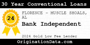 Bank Independent 30 Year Conventional Loans gold