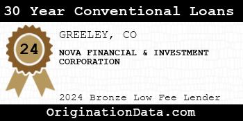 NOVA FINANCIAL & INVESTMENT CORPORATION 30 Year Conventional Loans bronze