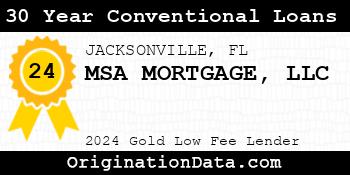 MSA MORTGAGE 30 Year Conventional Loans gold