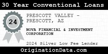 NOVA FINANCIAL & INVESTMENT CORPORATION 30 Year Conventional Loans silver