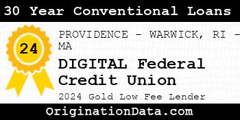 DIGITAL Federal Credit Union 30 Year Conventional Loans gold