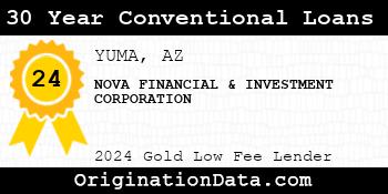 NOVA FINANCIAL & INVESTMENT CORPORATION 30 Year Conventional Loans gold