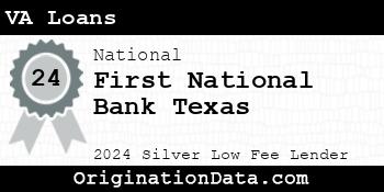 First National Bank Texas VA Loans silver