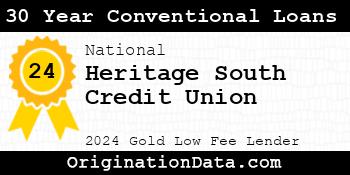 Heritage South Credit Union 30 Year Conventional Loans gold