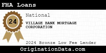 VILLAGE BANK MORTGAGE CORPORATION FHA Loans bronze